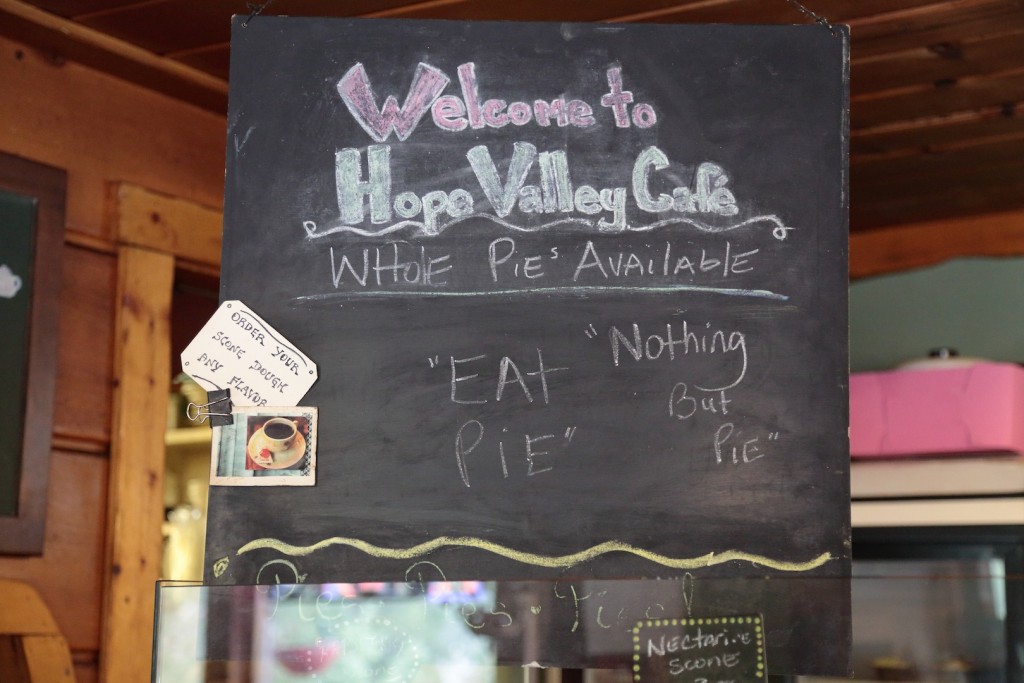 Hope Valley Resort Eat Pie Nothing but